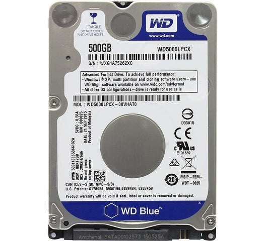 WD Internal Laptop Hard Disk (HDD) 500GB