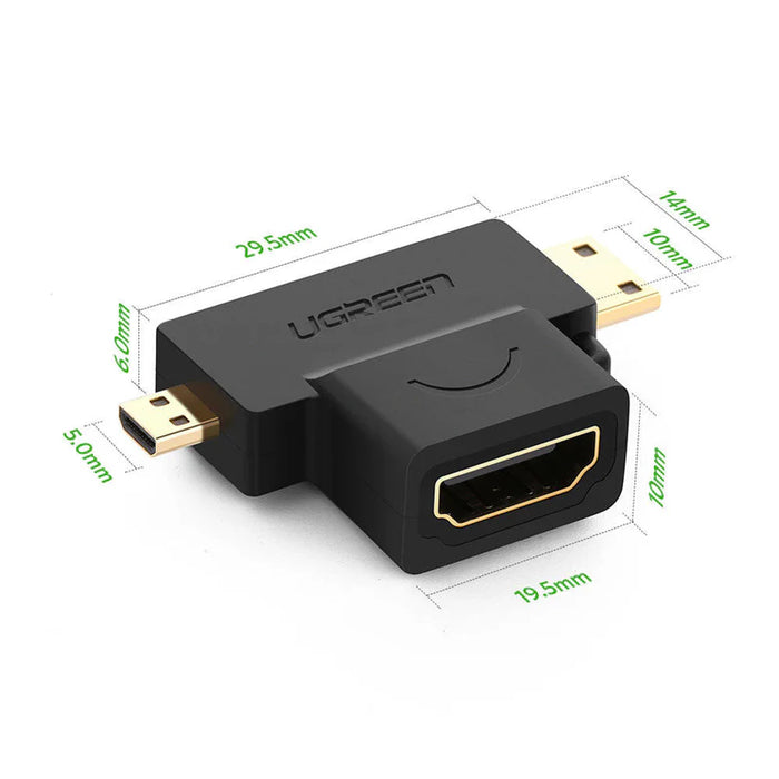 Micro/Mini HDMI to HDMI Connector