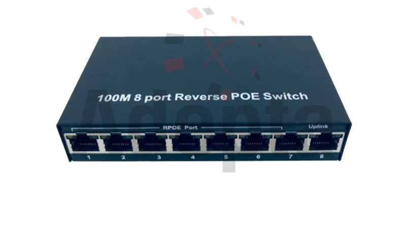 100Mbps 8-Port Reverse PoE Switch – 8-Port Ethernet Network Switch