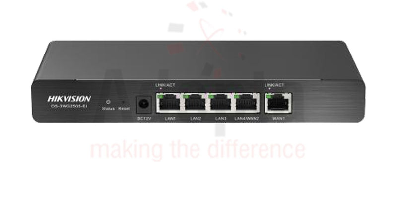 Hikvision DS-3WG2505-EI – 5-Port Gigabit All-in-One Router