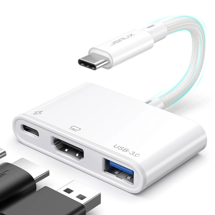 Type C 3-in-1 HDMI + USB + Type C Adapter