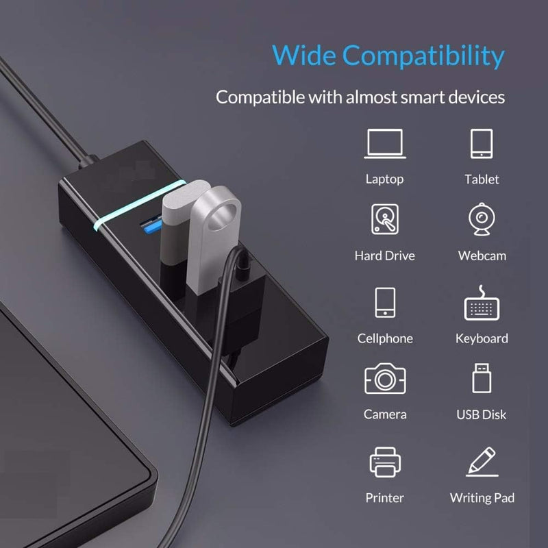 USB 3.0 Superspeed 4 Ports Hub