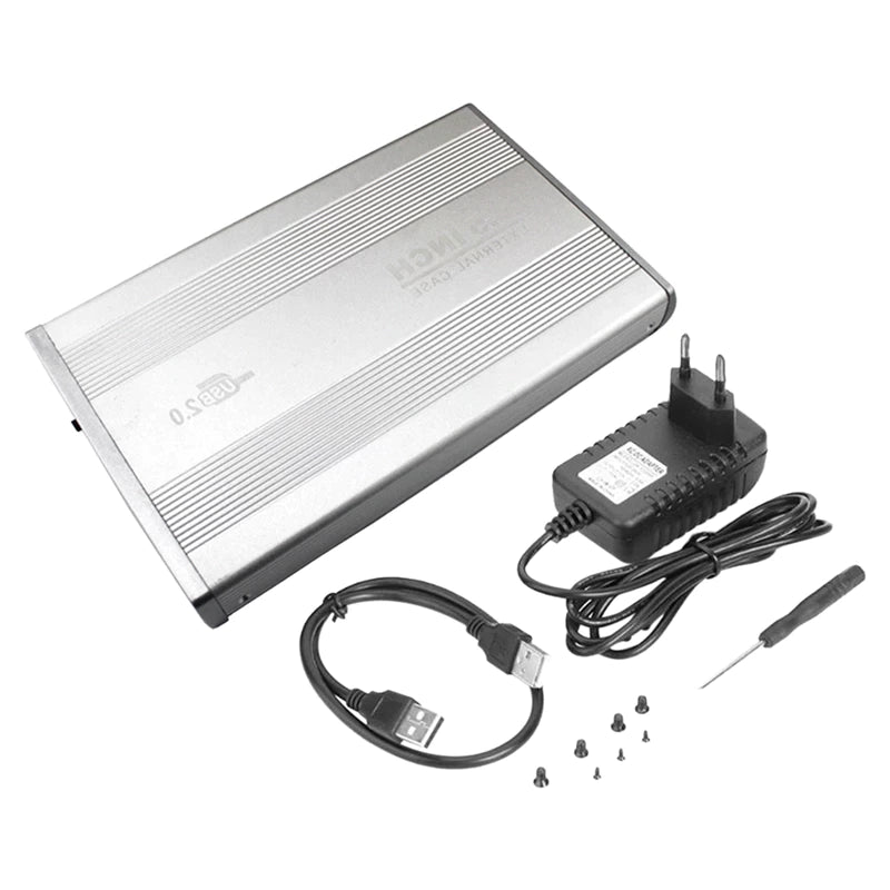 3.5" USB 2.0 Desktop Hard Disk Drive (HDD) casing