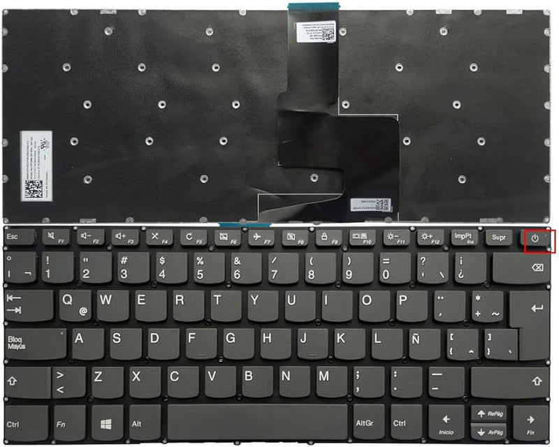 320-14 Laptop Keyboard Replacement (Non-Backlit) for Lenovo IdeaPad 320 Series