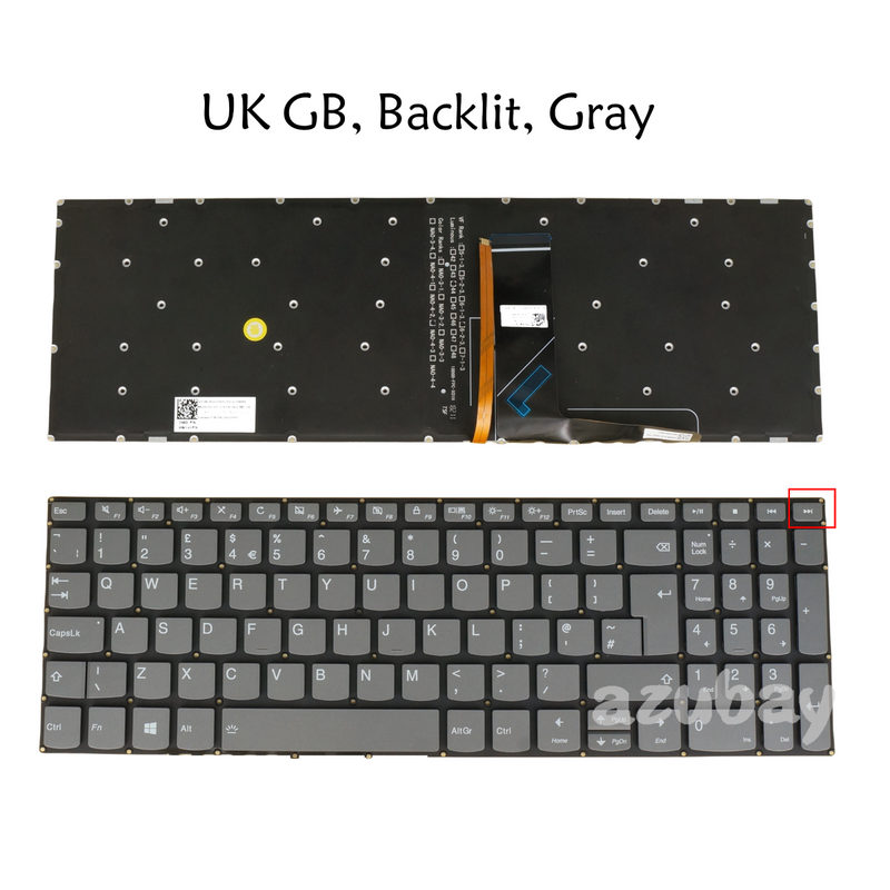 330-15 Backlit Laptop Keyboard Replacement for Lenovo IdeaPad 330 Series