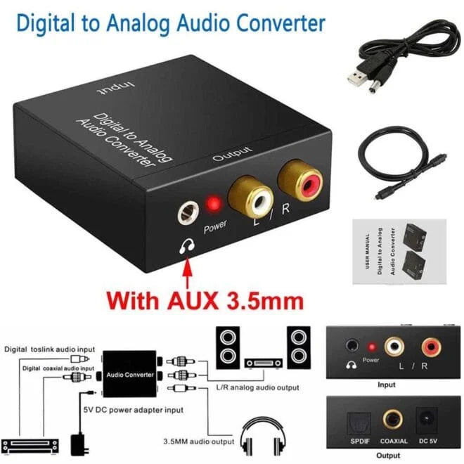 Digital to Analog Audio Converter