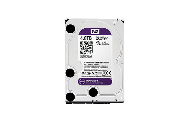 WD Surveillance Purple  SATA III 3.5″ Internal Hard Drive 4TB