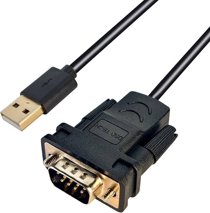 USB 2.0 to RS-232 9-Pin Serial Cable (1.5M)