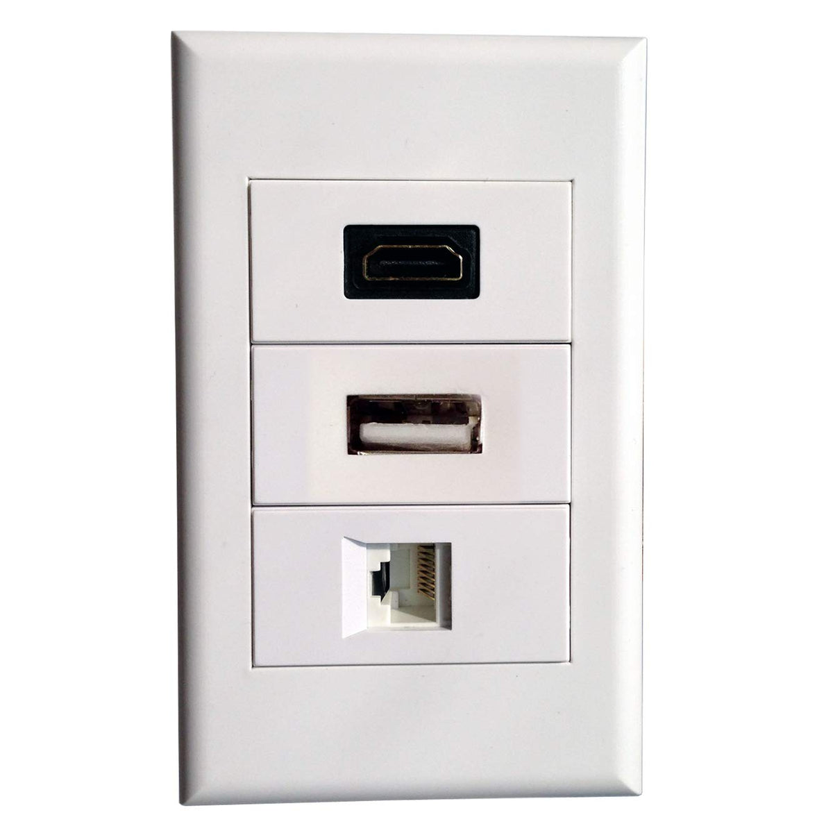 Face Plate Plus HDMI+ Ethernet+ USB — Adepta Technologies