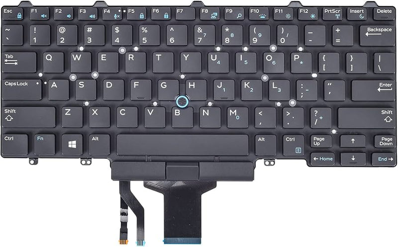 9470 Backlit Laptop Keyboard Replacement for Dell Latitude 9470