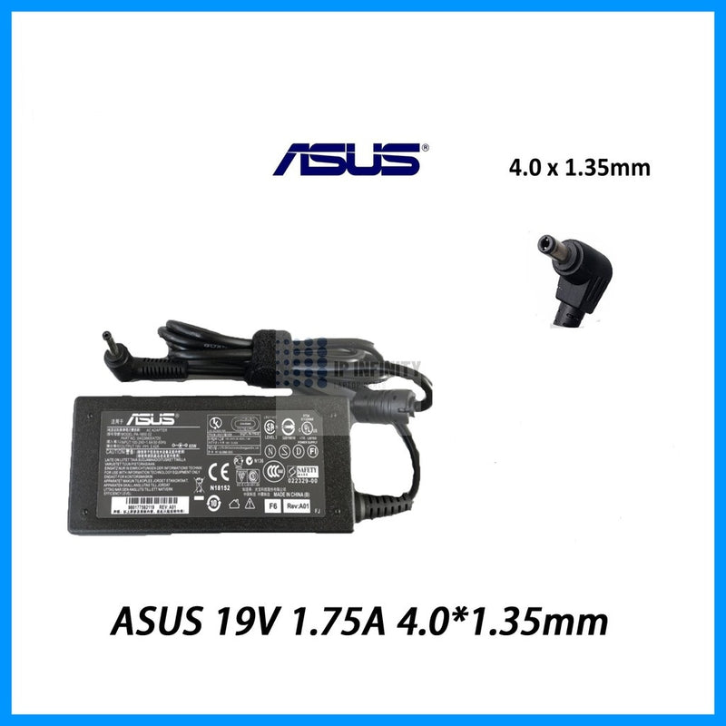 ASUS 19V 1.75A Laptop Adapter – Small Pin Charger