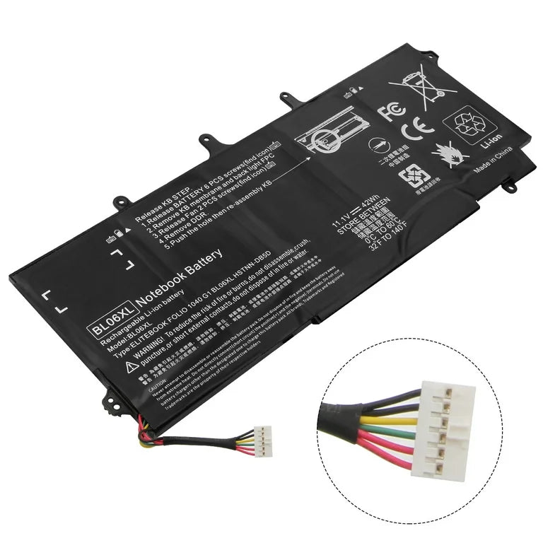BL06XL Original Laptop Battery – For HP EliteBook & ZBook (11.4V Li-ion OEM)