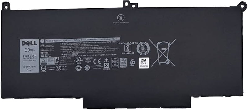F3YGT Original Laptop Battery – For Dell Latitude & Inspiron (11.4V Li-ion)