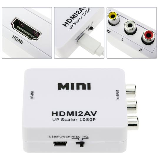 HDMI to AV (RCA) Converter