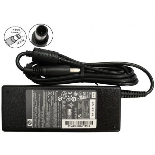 HP  Laptop Big Pin Charger Adapter  (7.4mm × 5.0mm) - 18.5V 3.5A (65W) / 19V 4.74A (90W)