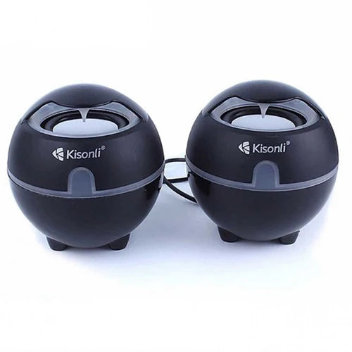 Kisonli S-999 Laptop / Computer Speaker – USB Stereo Sound