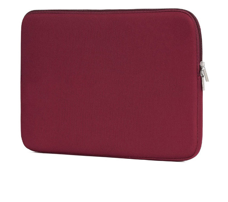 13 Inch Anti-Scratch Soft Padded Laptop Sleeve with Zipper - Maroon