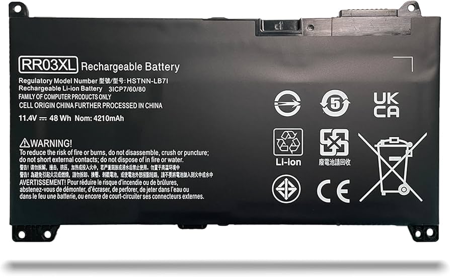 RR03XL (Replacement) Laptop Battery – Long-Lasting Power Solution