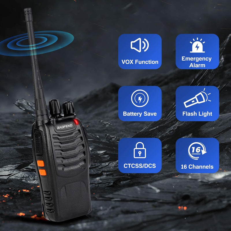 Baofeng BF-888S Radio Call Walkie Talkie - pair (2 pack)