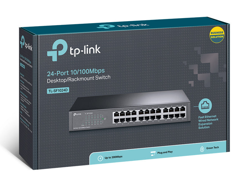 TP-Link TL-SF1024D: 24-Port 10/100 Mbps Desktop Switch