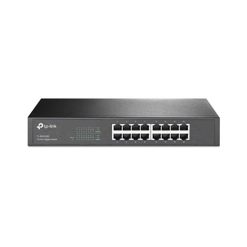 TP-Link TL-SG1016D | 16-Port Gigabit Desktop/Rackmount Switch