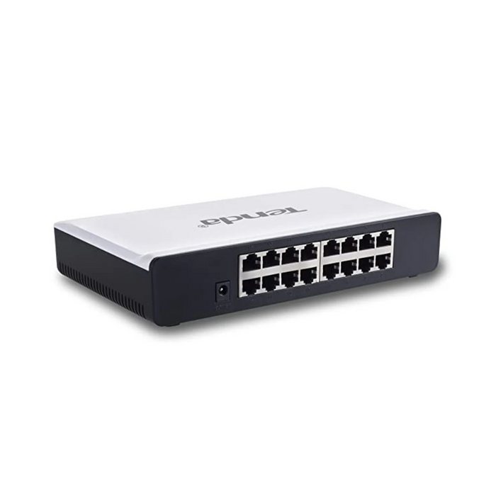 Tenda S16 16-Port Fast Ethernet Switch | Expand Your Network with Ease