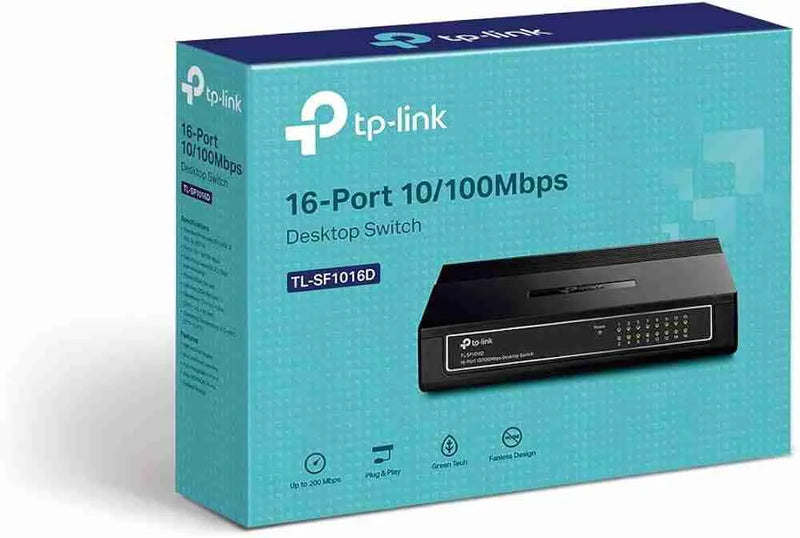TP-Link TL-SF1016D: 16-Port Fast Ethernet Switch