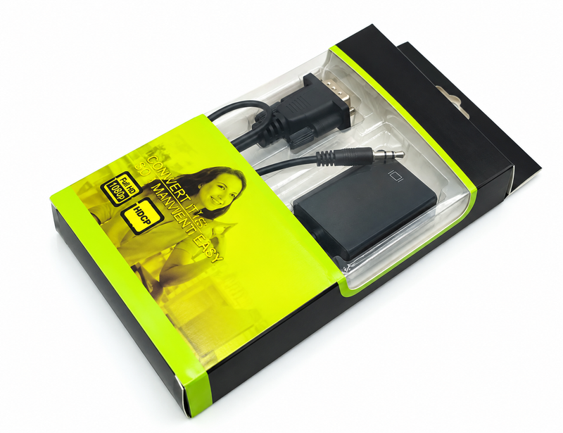 VGA to HDMI Converter – Active VGA to HDMI Adapter with Audio