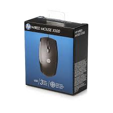 HP X500 wired mouse