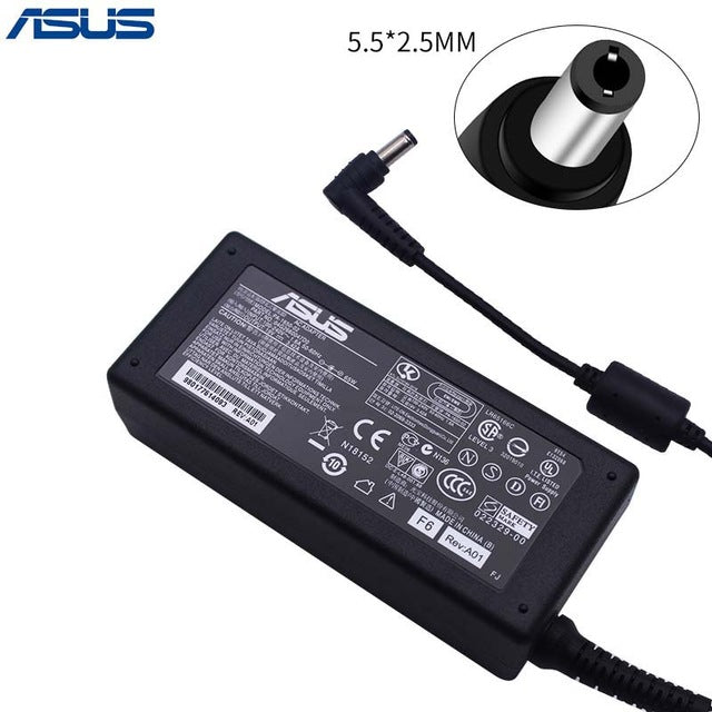 ASUS AC Power Adapter Charger 65W 19V 3.42A (5.5mm x 2.5mm)