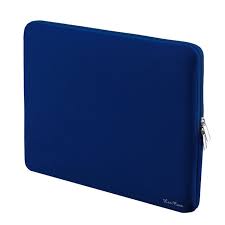 13 Inch Anti-Scratch Soft Padded Laptop Sleeve with Zipper - Navy Blue