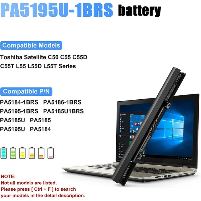 PA5185 Replacement Laptop Battery