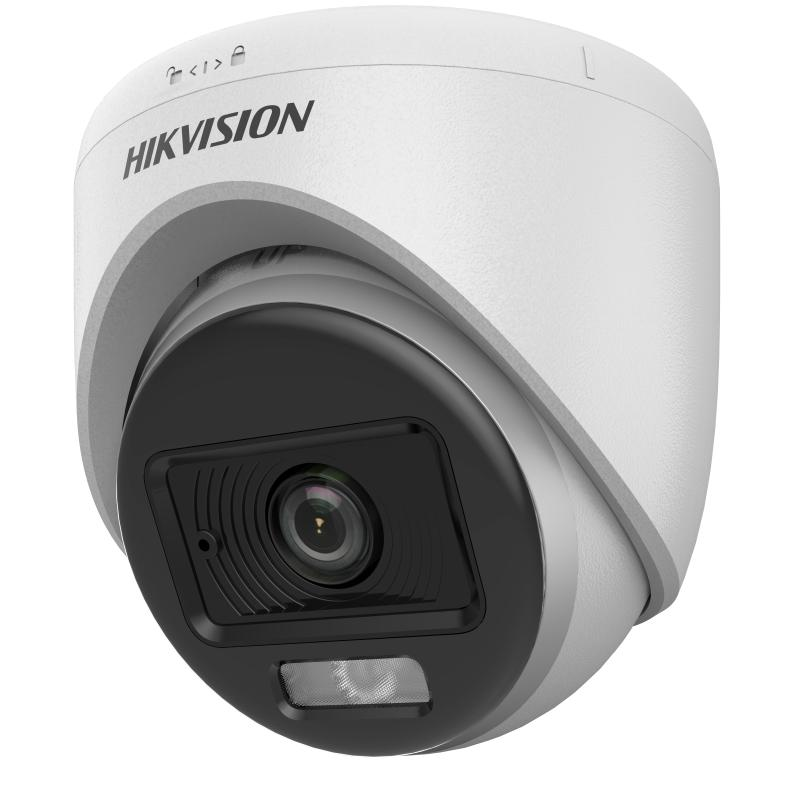 Hikvision DS-2CE76D0T-LPFS (2.8 mm) – 2MP Smart Hybrid Light Dome CCTV Camera
