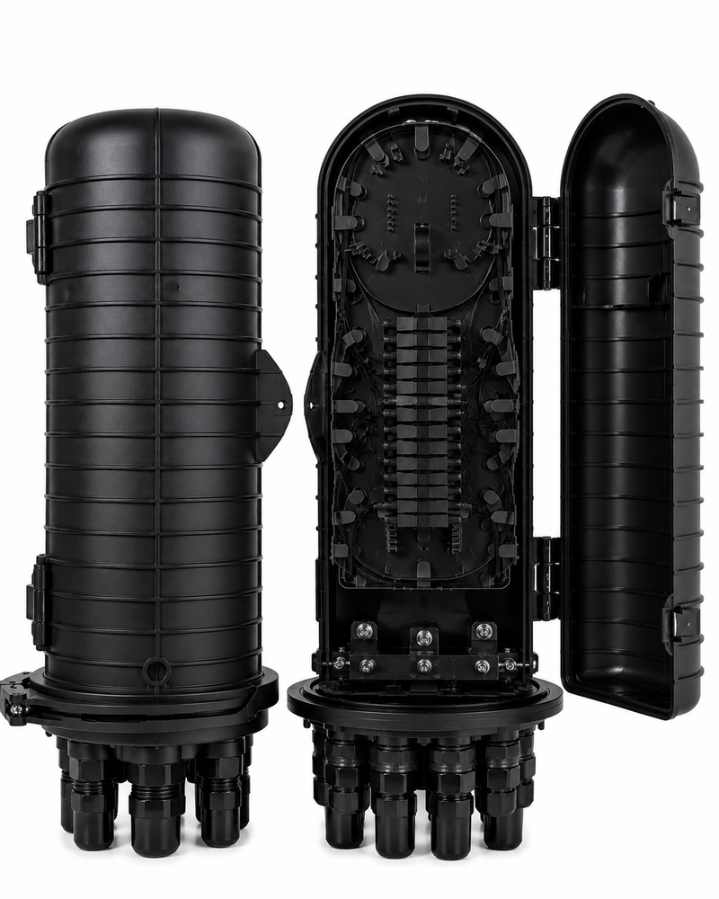 96 Core Fibre Optic Dome Closure – Outdoor Fibre Splice Enclosure