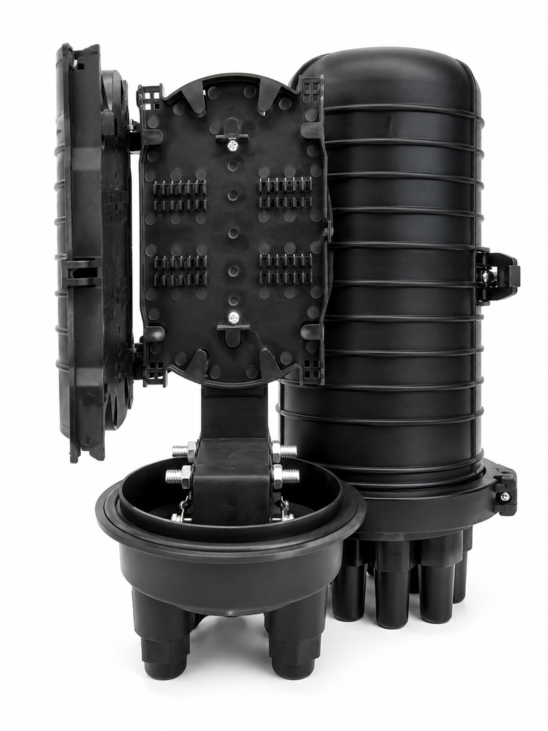 24 Core Fibre Optic Dome Closure – Outdoor Splice Enclosure (Waterproof)