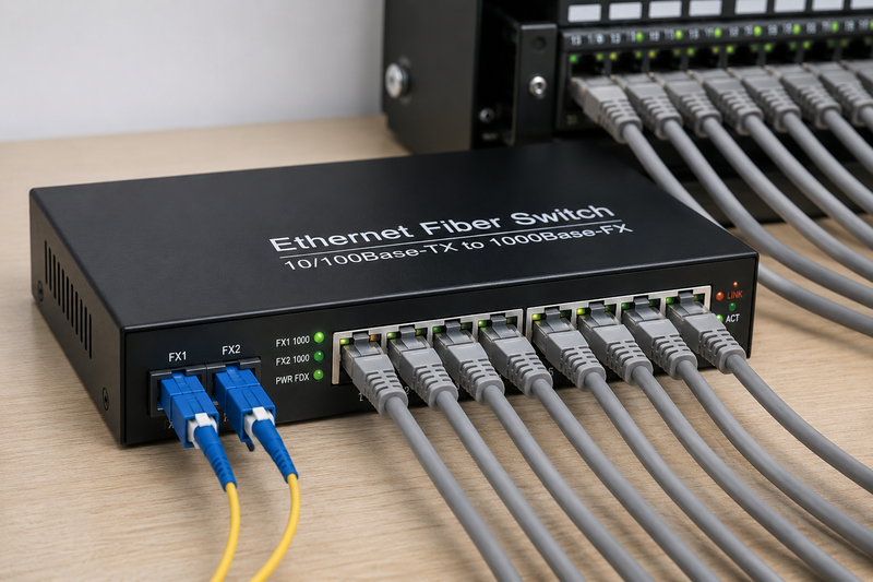 1000Mbps Fibre Ethernet Switch – Gigabit Fibre Optic Network Switch