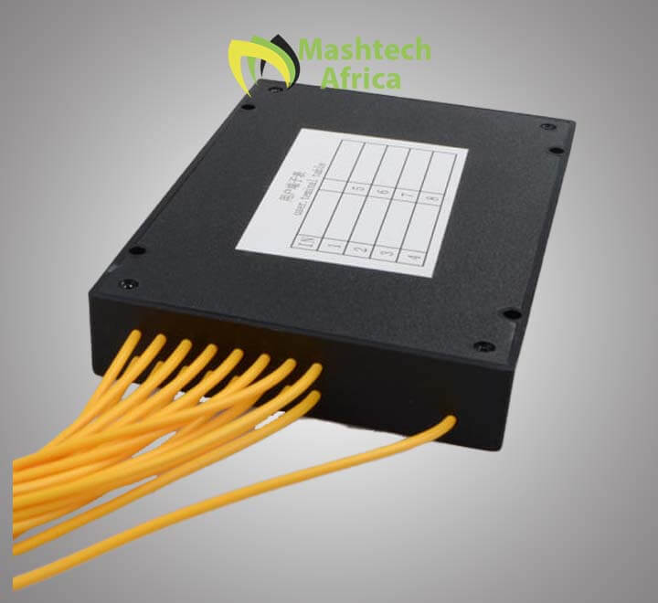 Fibre FAT Box – Loaded with SC/UPC Adapters & 1x16 SC/UPC Pigtails