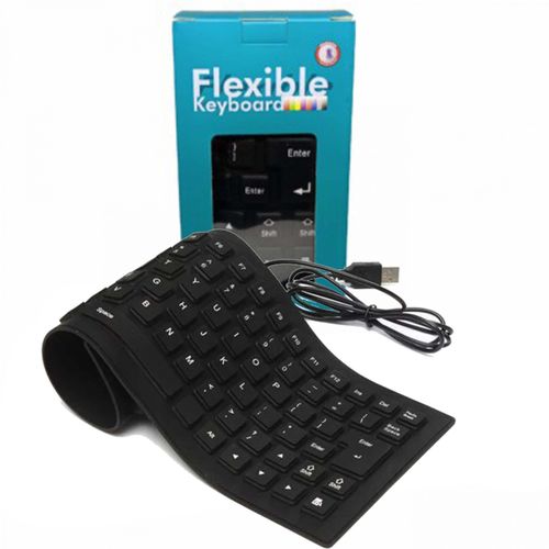 Flexible USB Wired Mini Keyboard