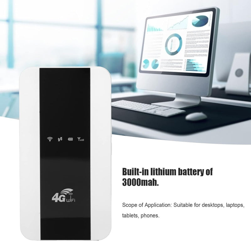 Portable Unlocked 4G/5G MiFi M10 – All Networks Supported
