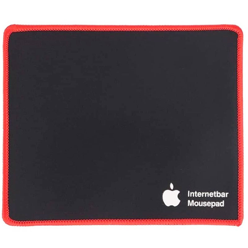 Internetbar Gaming Mouse Pad Silk Gliding - Red Stitched Edge