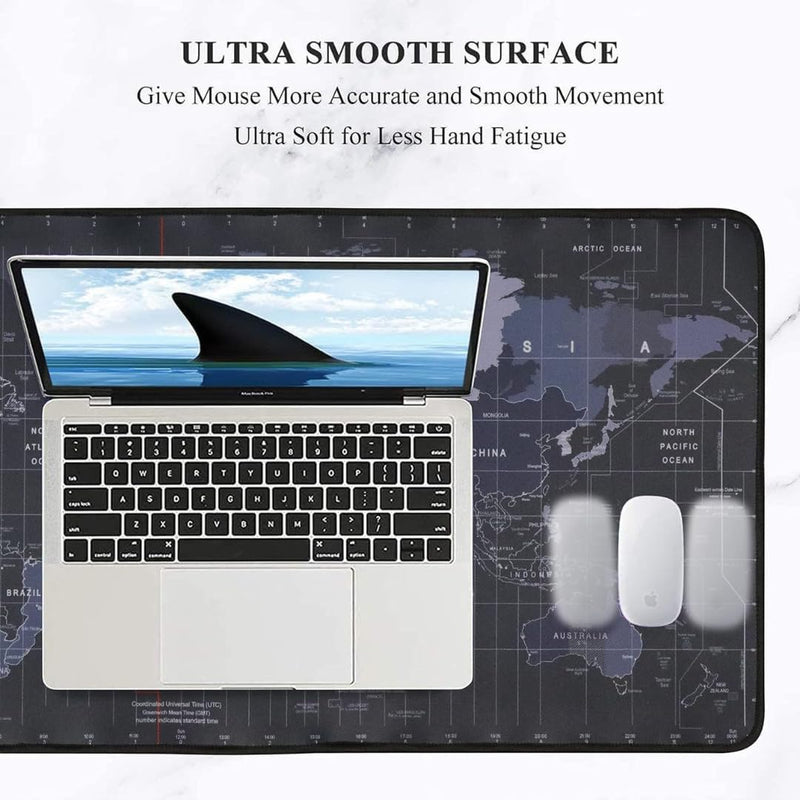 World Map Large Extended Desktop (keyboard+mouse) Gaming Mouse Pad  - 300*800*3mm