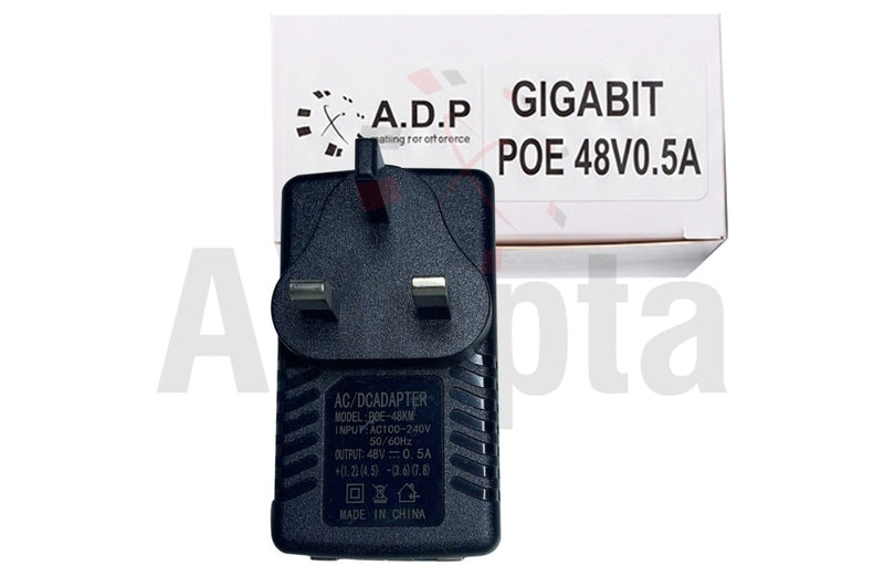 Gigabit PoE Adapter 48V 0.5A – 24W Passive PoE Injector