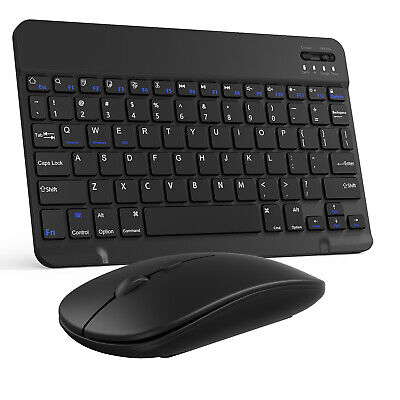 Rechargeable Keyboard Set: Wireless + Bluetooth