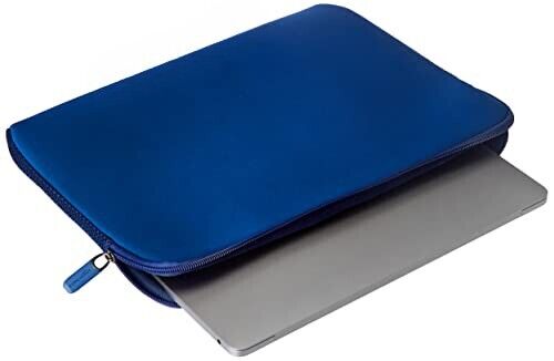 13 Inch Anti-Scratch Soft Padded Laptop Sleeve with Zipper - Navy Blue