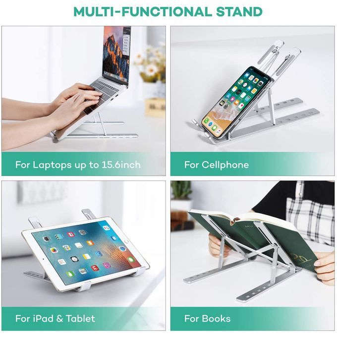 Portable Laptop Stand – Adjustable Foldable Notebook Holder