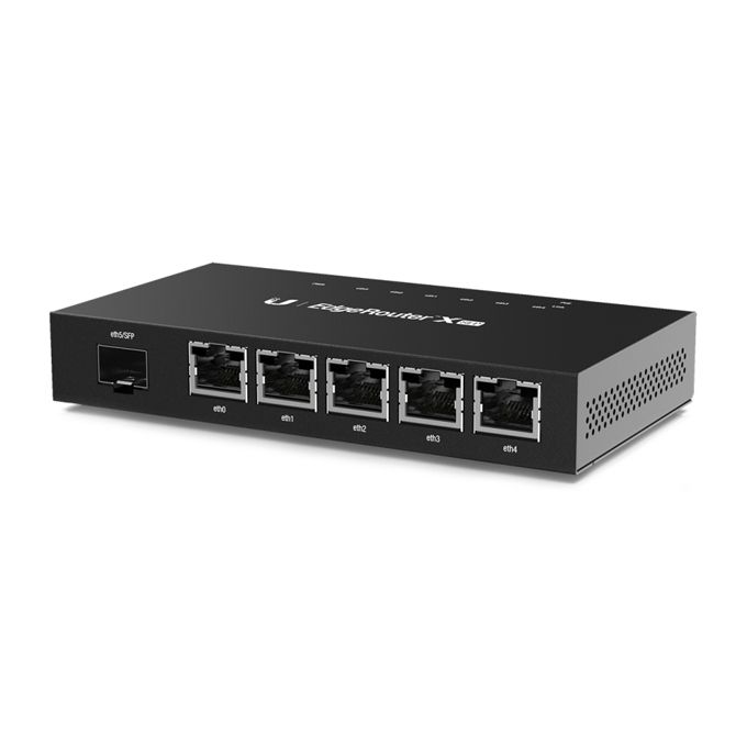 Ubiquiti EdgeRouter X SFP (ER-X-SFP) – 5-Port Gigabit Router with Fiber Port