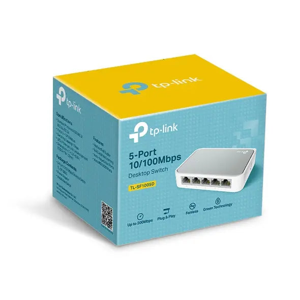 TP-Link TL-SF1005D – 5-Port 10/100 Mbps Desktop Switch