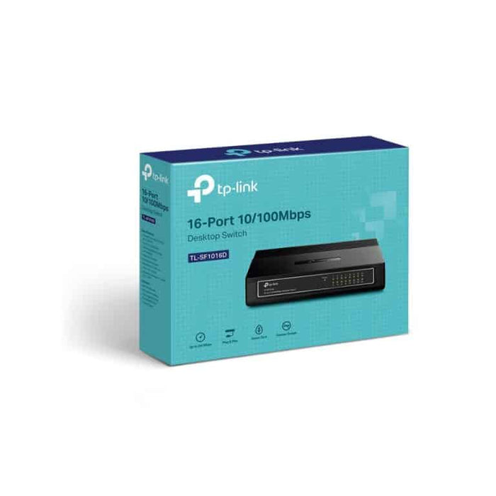 TP-Link TL-SF1016D – 16-Port 10/100 Mbps Desktop Switch