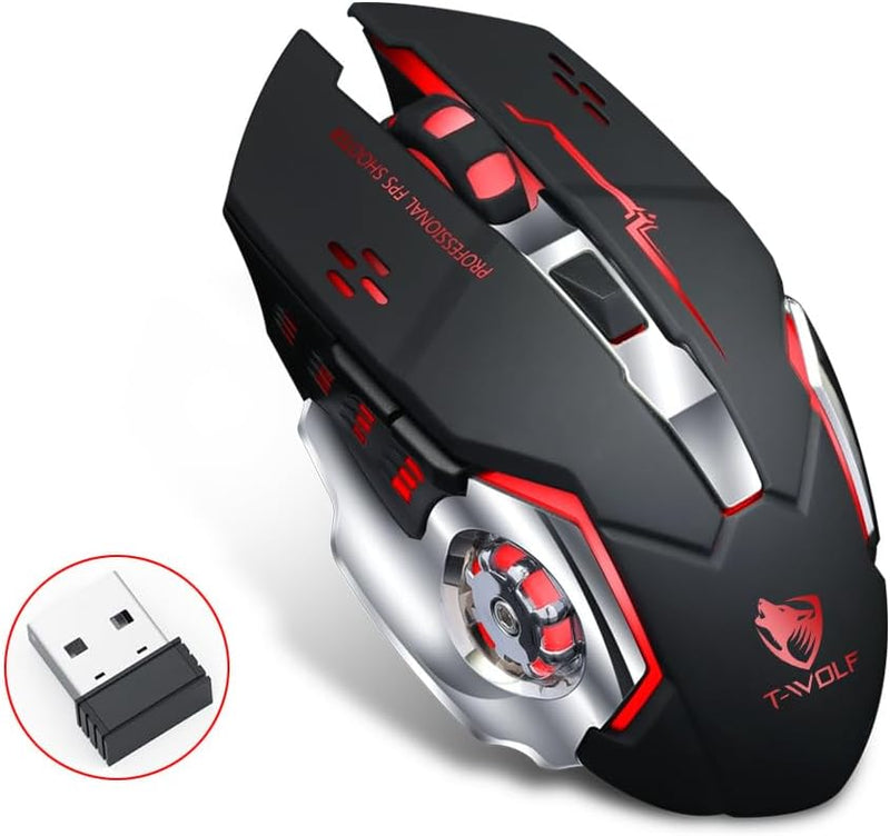 Thunder Wolf (T-WOLF) Q13 Wireless Rechargeable RGB Gaming Mouse