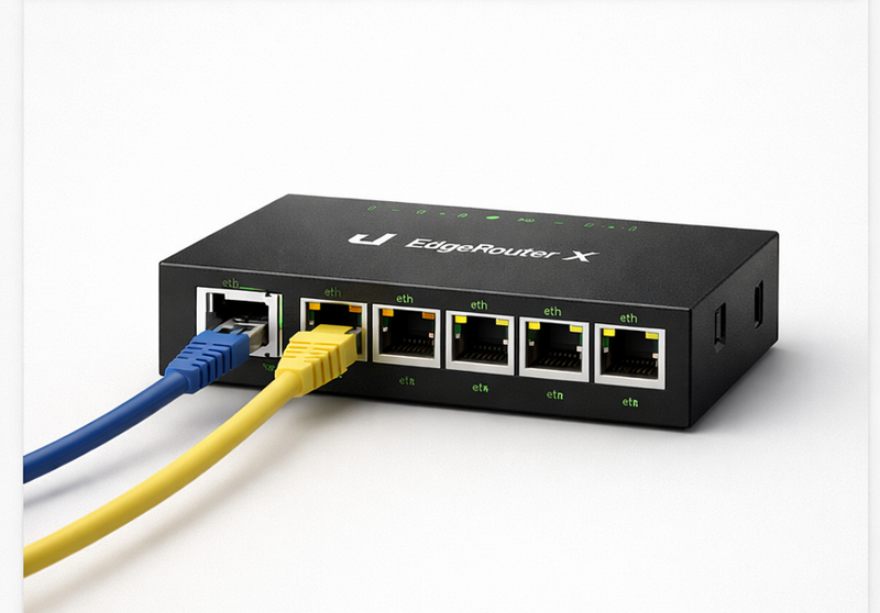 Ubiquiti EdgeRouter X (ER-X) – Advanced 5-Port Gigabit Router